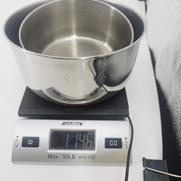 2 Vintage Revere Ware 1950's Copper 1 Qt & 2 Qt Pots With Handle & Ring NO LIDS - Picture 12 of 12